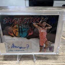 Amen Thompson 2023 Panini Court Kings Brush Strokes card