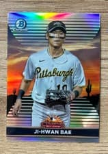 Ji hwan Bae 2022 Bowman Chrome 2021 AFL Fall Stars card