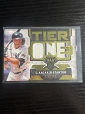 2025 Topps Tier One Die-Cut Relics Giancarlo Stanton #T1RD-GS card