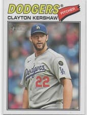 2018 Topps Heritage 1969 Collector Cards Clayton Kershaw #CK