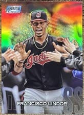 Francisco Lindor 2018 Stadium Club Chrome card