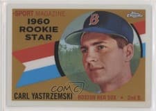 2019 Topps Complete Set Chrome Greatest Card Reprints Carl Yastrzemski #15