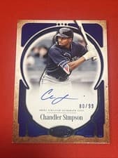 2026 Topps Tier One Prime Performers Autographs Chandler Simpson #PPA-CSI card