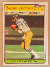 Kellen Winslow 1981 Topps card