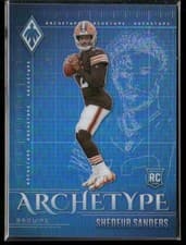 Shedeur Sanders 2025 Panini Phoenix Archetype card