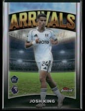 Josh King 2026 Topps Finest Premier League Arrivals card