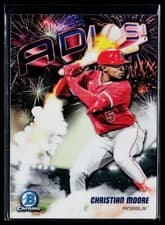 2025 Bowman Chrome Adios Christian Moore #AD-19 card