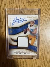 Justin Herbert 2020 Panini Immaculate Collection card