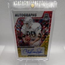2024 Panini Mosaic Autographs Mosaic Mark van Eeghen #AM-MVE