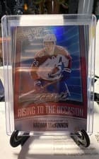 Nathan MacKinnon 2025 Upper Deck MVP Rising to the Occasion card
