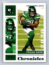 Frank Gore 2020 Panini Chronicles card
