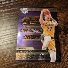 Luka Doncic 2024 Panini Mosaic Give and Go card