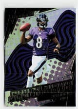 2025 Panini Revolution Shock Wave Lamar Jackson #5 card