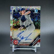 Ryan Jensen 2019 Bowman Draft Chrome Picks Autograph card