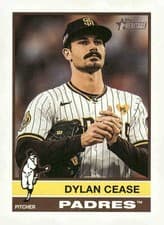Dylan Cease 2025 Topps Heritage card