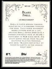 Blake Snell 2025 Topps Allen and Ginter Wicked Curves card
