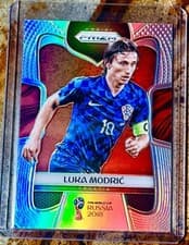 Luka Modric 2018 Panini Prizm World Cup card