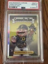 Paul Skenes 2024 Bowman Chrome Garbage Pail Kids card