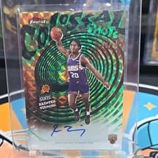 2025-26 Finest Colossal Shots Autographs Rasheer Fleming #CS-RF card