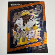 2025 Panini Prizm Draft Picks Hype Will Johnson #12 card