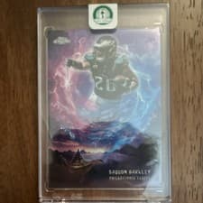 2025 Topps Chrome Game Genies Saquon Barkley #GG-8 card