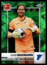 Oliver Baumann 2020 Topps Chrome Bundesliga Sapphire card