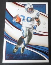 Barry Sanders 2020 Panini Immaculate Collection card
