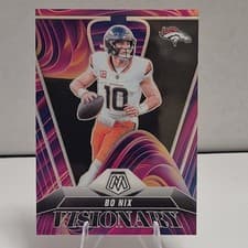 Bo Nix 2025 Panini Mosaic Visionary card