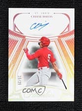 Chase Davis 2024 Panini Flawless Draft Signatures card