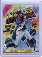 Julio Rodriguez 2026 Topps Titans Of The Game card