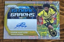 2025 Panini Prizm FIFA Club World Cup Global Graphs Karim Adeyemi #GG-KA card