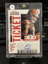 Quinshon Judkins 2025 Panini Select Contenders Rookie Ticket card