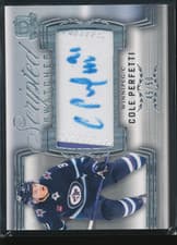 2024-25 Upper Deck The Cup Scripted Swatches Cole Perfetti #SS-CP card