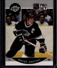 Wayne Gretzky 1990 Pro Set card
