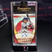 2024 Topps Luminaries Hit Kings Autographs Corey Seager #HK-CS card