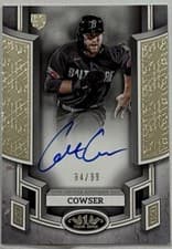 Colton Cowser 2024 Topps Tier One Break Out Autographs card