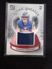 2025 Donruss Rookie Holiday Sweater Terrance Ferguson #SWE-TFN card