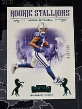 2025 2024 Panini Contenders Rookie Stallions Adonai Mitchell #17