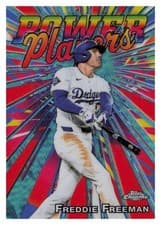 2025 Topps Chrome Update Power Players Freddie Freeman #PP-40 card