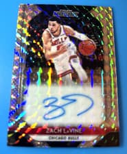 Zach LaVine 2018 Panini Prizm Mosaic Autographs card