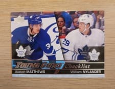 Auston Matthews, William Nylander 2016 Upper Deck card