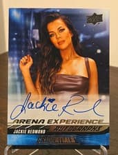 2024-25 Upper Deck Credentials Arena Experience Autographs Jackie Redmond #AE-JR card