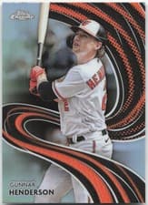 Gunnar Henderson 2024 Topps Chrome Strokes card