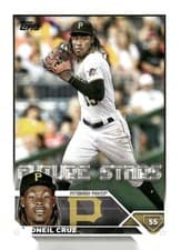 Oneil Cruz 2023 Topps card