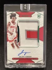 Jalen Green 2021 Panini National Treasures card
