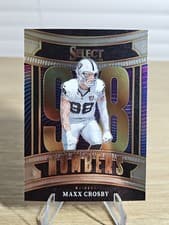 2025 Panini Select Select Numbers Maxx Crosby #11 card