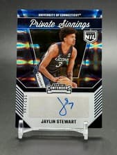 2025 2024 Panini UConn Contenders Private Signings Jaylin Stewart #JS