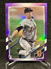 Tarik Skubal 2021 Topps Chrome Update card