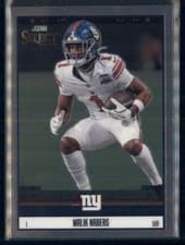 2025 Panini Select Score Select Throwback Malik Nabers #9 card