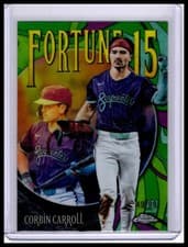 2025 Topps Chrome Update Fortune 15 Corbin Carroll #F15-15
